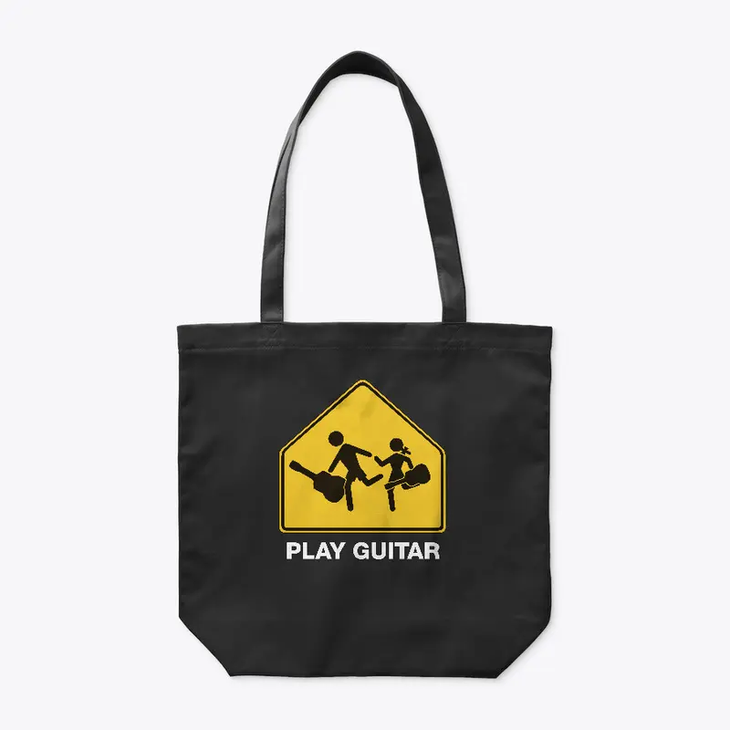 Kids Running Play Guitar - logo