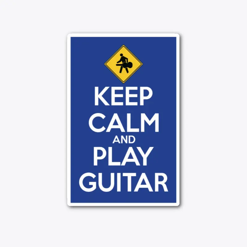 Keep Calm Play Guitar - logo