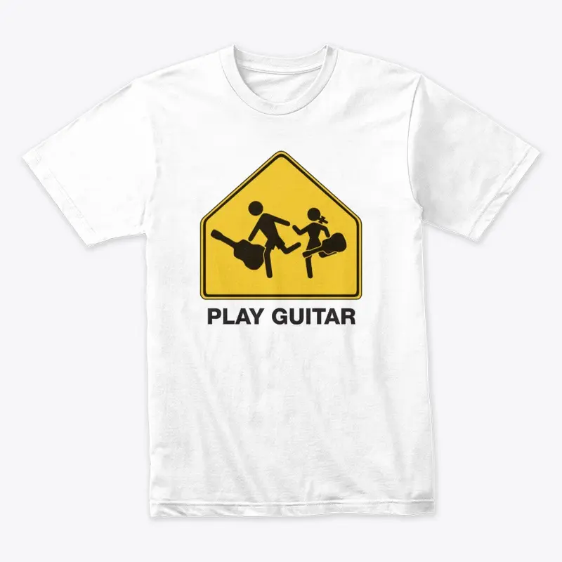 Kids Running Play Guitar • logo