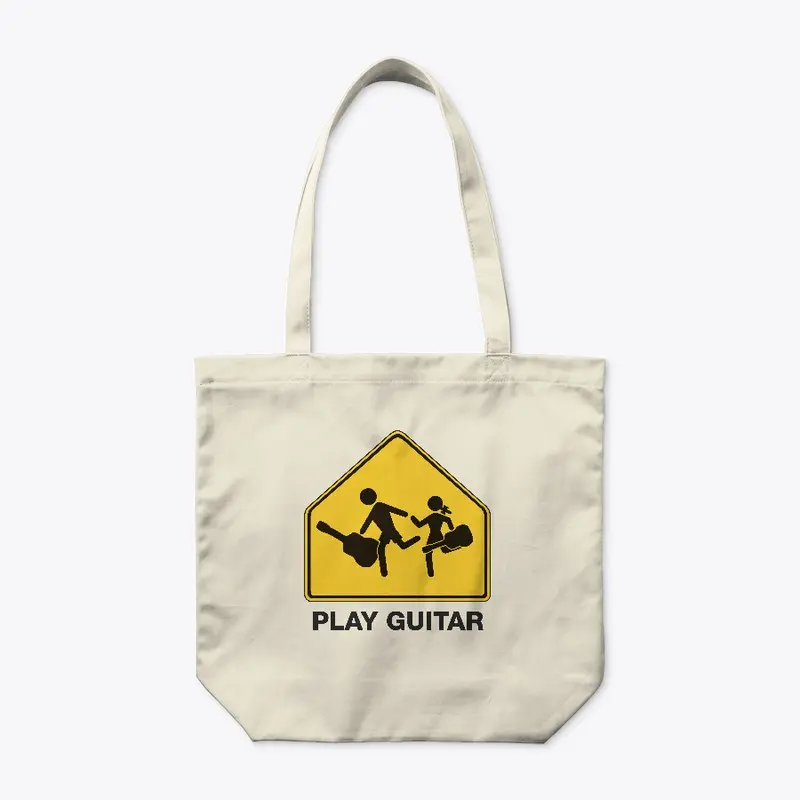 Kids Running Play Guitar • logo