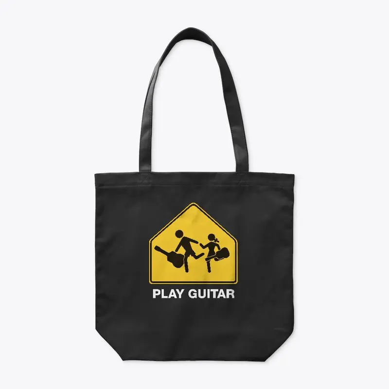 Kids Running Play Guitar - logo