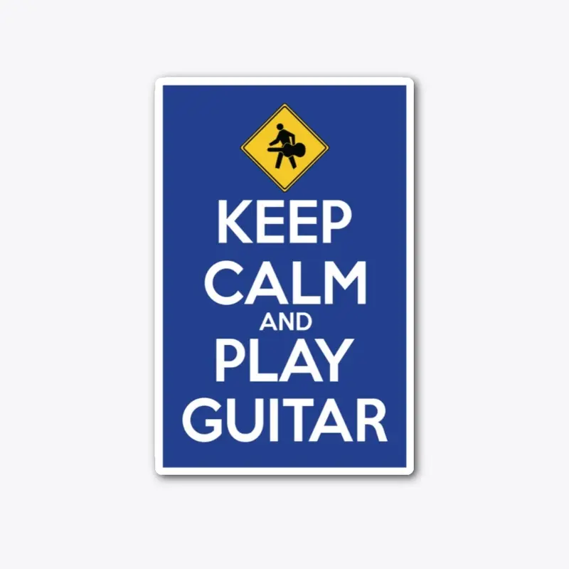 Keep Calm Play Guitar - logo