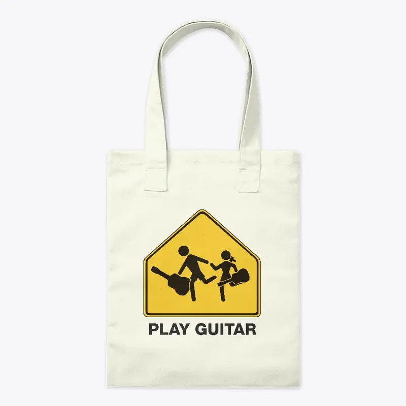 Kids Running Play Guitar • logo