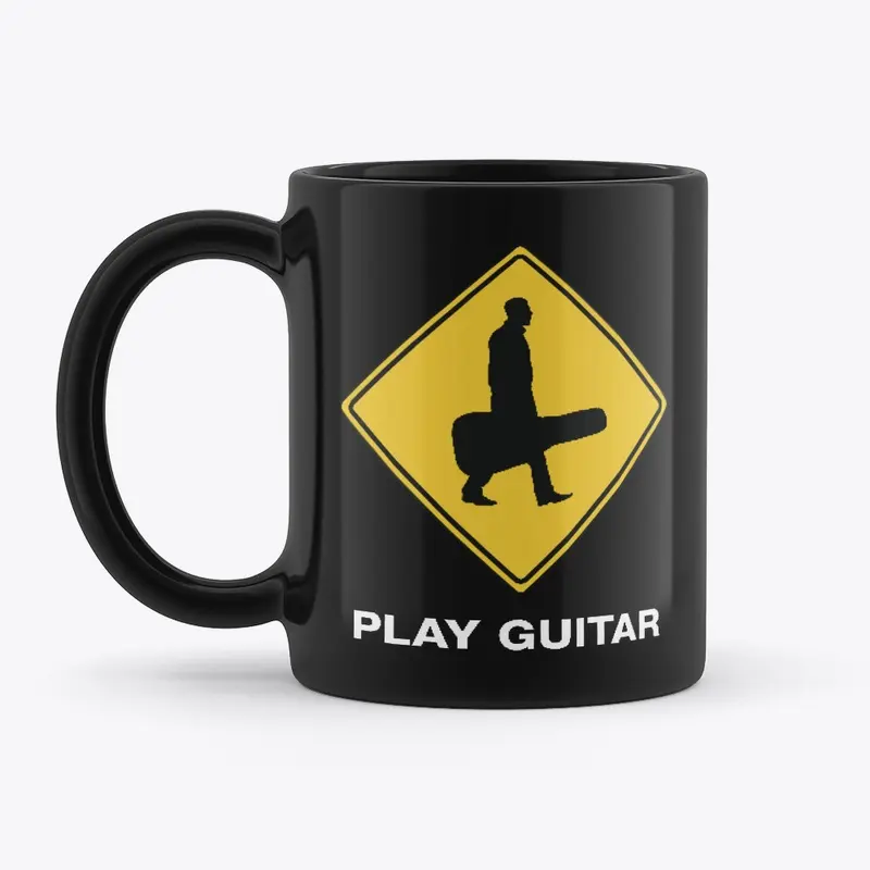 Guitar Walking Guy II - Lrg