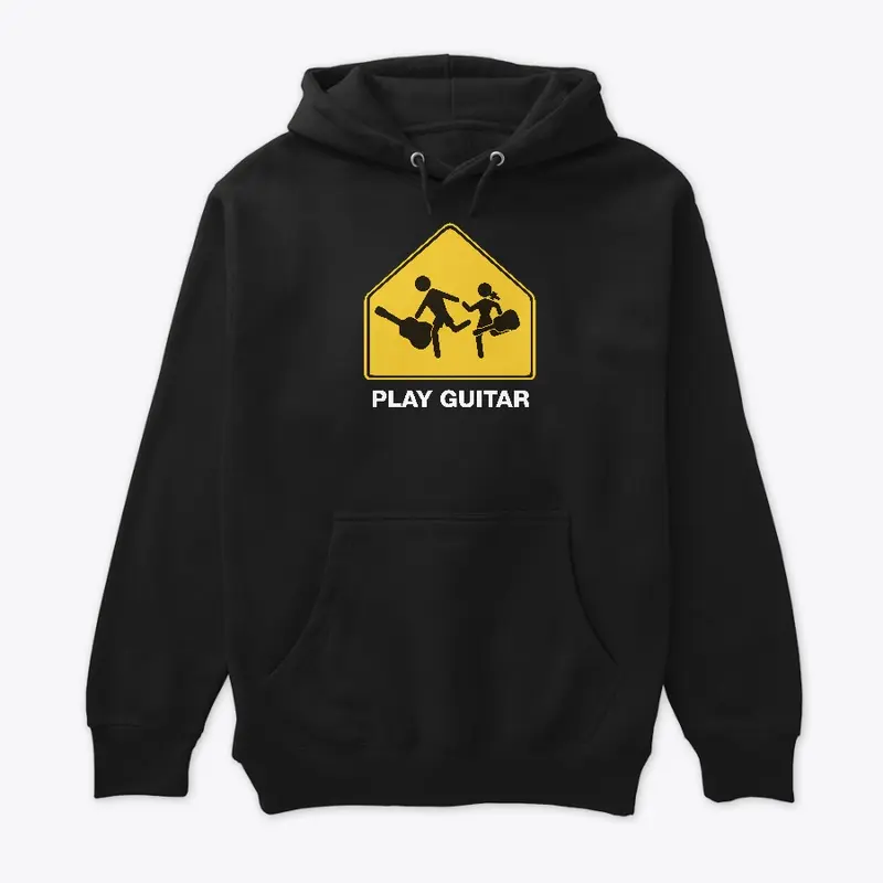 Kids Running Play Guitar - logo